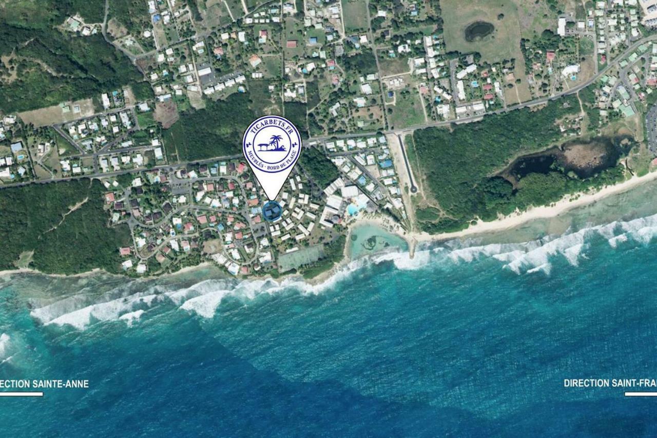 Ticarbets T3 - Residence Manganao - En Bord De Plage แซงต์-ฟรองซัวส์ ภายนอก รูปภาพ